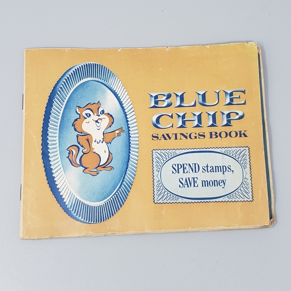 Vintage Set Of 3 Blue Chip Savings Book - Picture 8 of 8